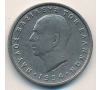 5 драхм 1954 год Греция Павел 1