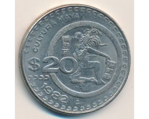 20 песо 1982 год Мексика