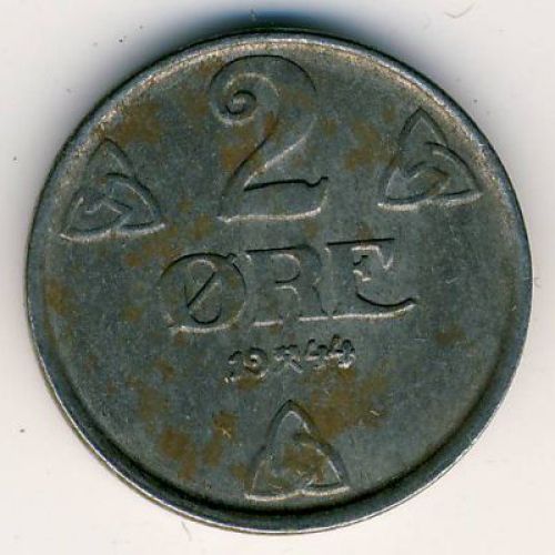 2 эре 1944 год. Норвегия. Окупация