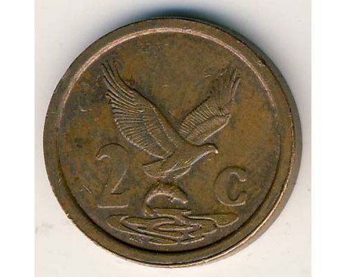 2 цента 1996 год ЮАР