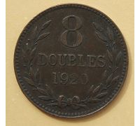 8 дублей 1920 год Гернси - Великобритания