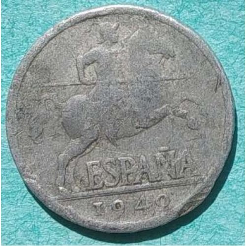 5 сентимо 1940 год Испания