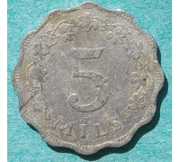 5 милс 1972 год Мальта (мил, милей)
