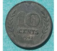 10 центов 1942 года Нидерланды (№2)