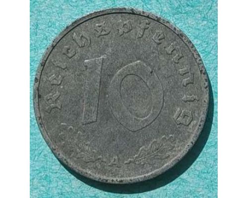 10 рейхспфеннигов 1944 год A Германия Третий Рейх