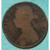 1 пенни 1887 год Великобритания one penny Королева Виктория