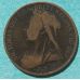 1 пенни 1900 год Великобритания one penny Королева Виктория №2