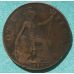 1 пенни 1919 год Великобритания one penny Георг V