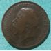 1 пенни 1919 год Великобритания one penny Георг V