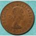 1 пенни 1965 год Великобритания one penny Елизавета II