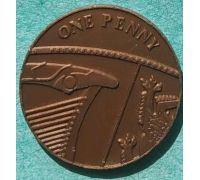 Игровая монета 1 penny 2011 Learning Resourses Великобритания пластик