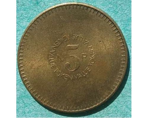 Жетон Токен Англия Value 5 New Pence Vending Only