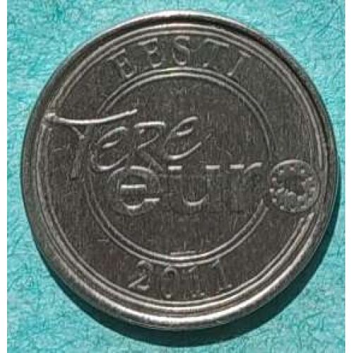 Жетон Токен Tere Euro 2011 Эстония
