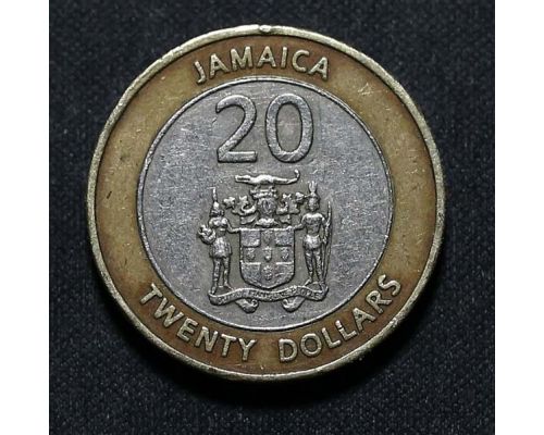 20 долларов 2000 год Ямайка 