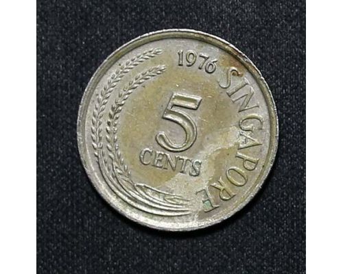 5 центов 1976 год Сингапур