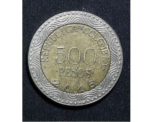 500 песо 2016 год Колумбия