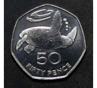 50 пенсов 2003 год Остров Святой Елены