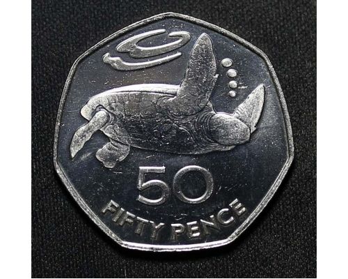 50 пенсов 2003 год Остров Святой Елены