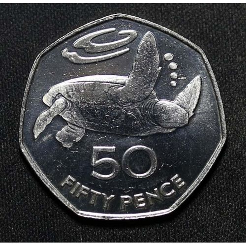 50 пенсов 2003 год Остров Святой Елены