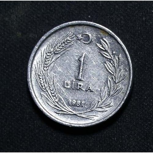 1 лира 1981 год Турция