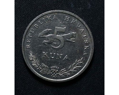 5 кун 1997 год Хорватия Медведь