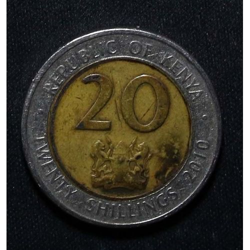 20 шиллингов 2010 год Кения №2