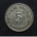 5 пфеннигов 1908 год А Германия (Германская Империя) Состояние VF