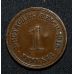 1 пфенниг 1916 год E Германия (Германская Империя) Состояние VF