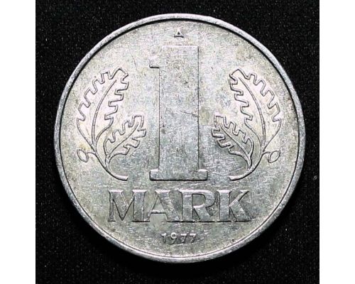 1 марка 1977 год Германия ГДР