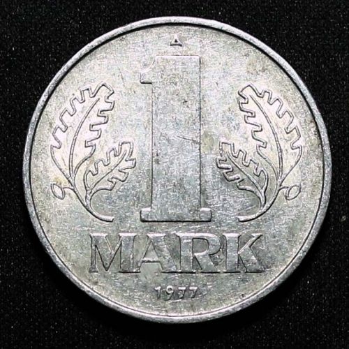 1 марка 1977 год Германия ГДР