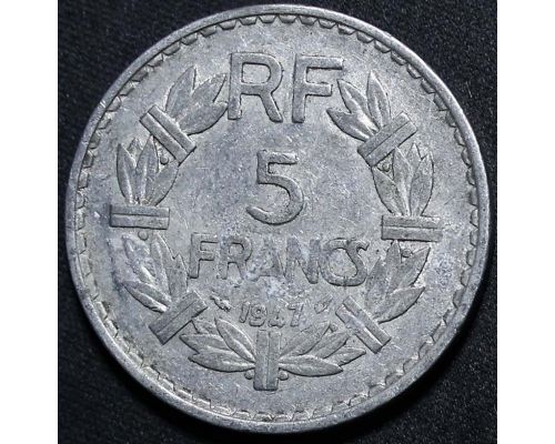 5 франков 1947 год Франция