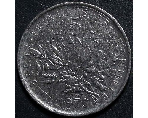 5 франков 1970 год Франция
