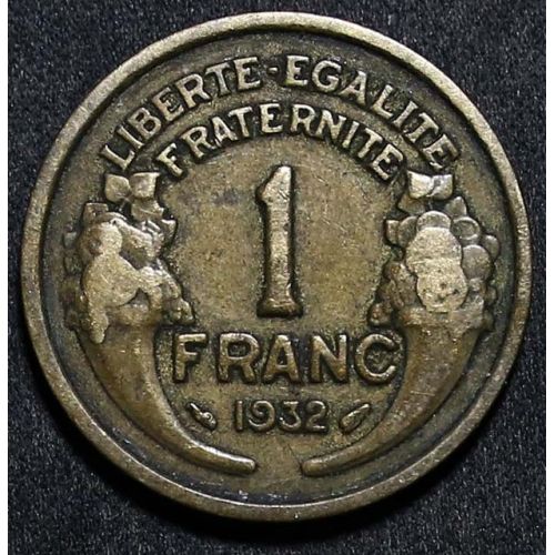 1 франк 1932 года Франция состояние VF