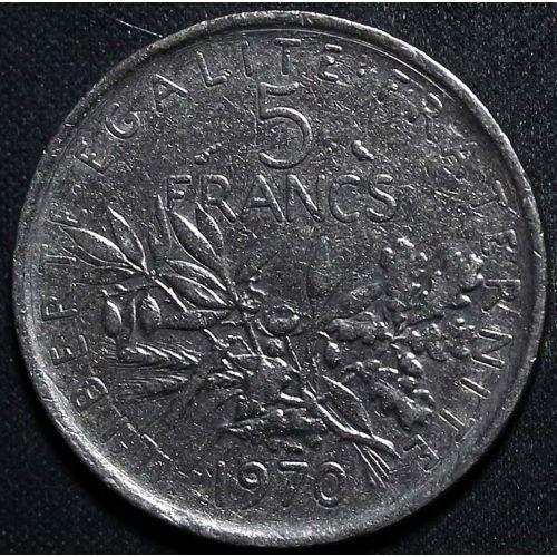 5 франков 1970 года Франция