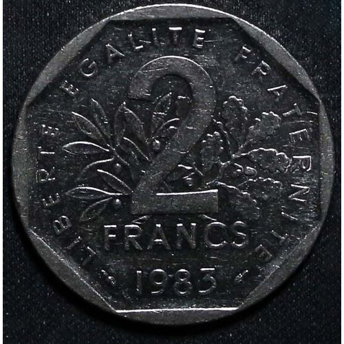 2 франка 1983 год Франция