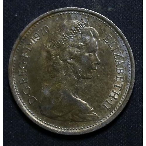 5 новых пенсов 1970 год Великобритания Елизавета II