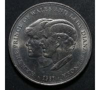 25 пенсов 1981 год Великобритания Свадьба Принца Чарльза и Леди Дианы