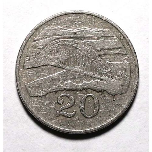 20 центов 1980 год Зимбабве