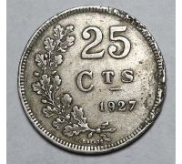 25 сантимов 1927 год Люксембург