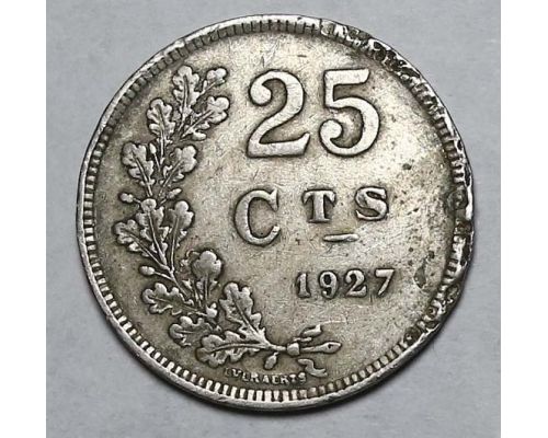 25 сантимов 1927 год Люксембург