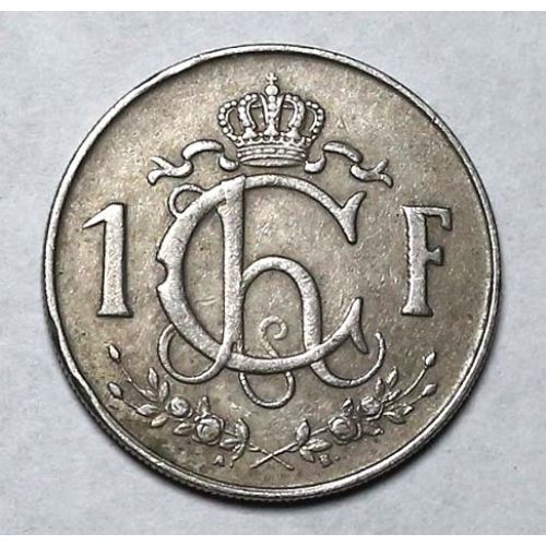 1 франк 1953 год Люксембург
