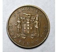 1/2 пенни 1965 год (пол пенни ) Ямайка