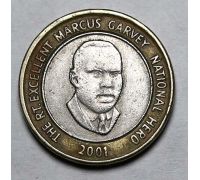20 долларов 2001 год Ямайка 