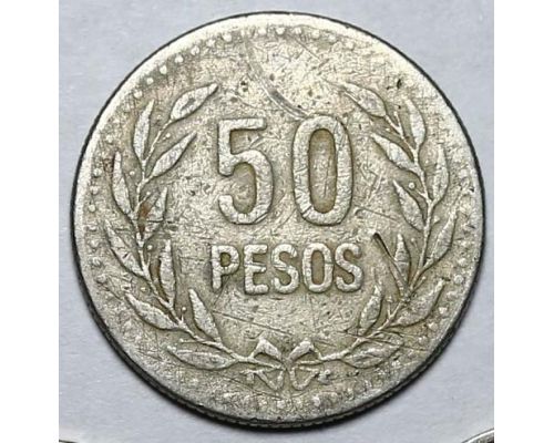 50 песо 1990 год Колумбия