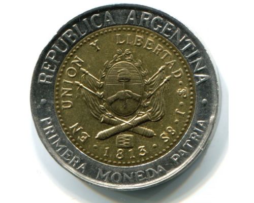 1 песо 2009 год Аргентина