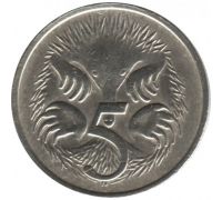 5 центов 1976 год Австралия
