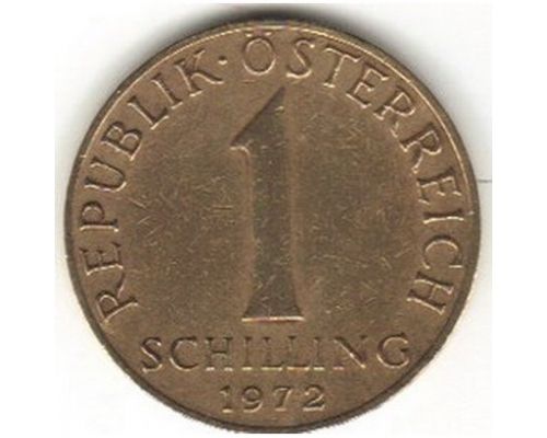 1 шиллинг 1972 год Австрия