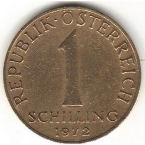 1 шиллинг 1972 год Австрия