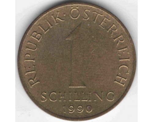 1 шиллинг 1990 год Австрия