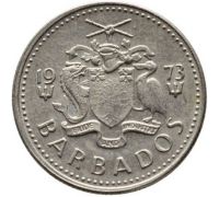 10 центов 1973 Барбадос
